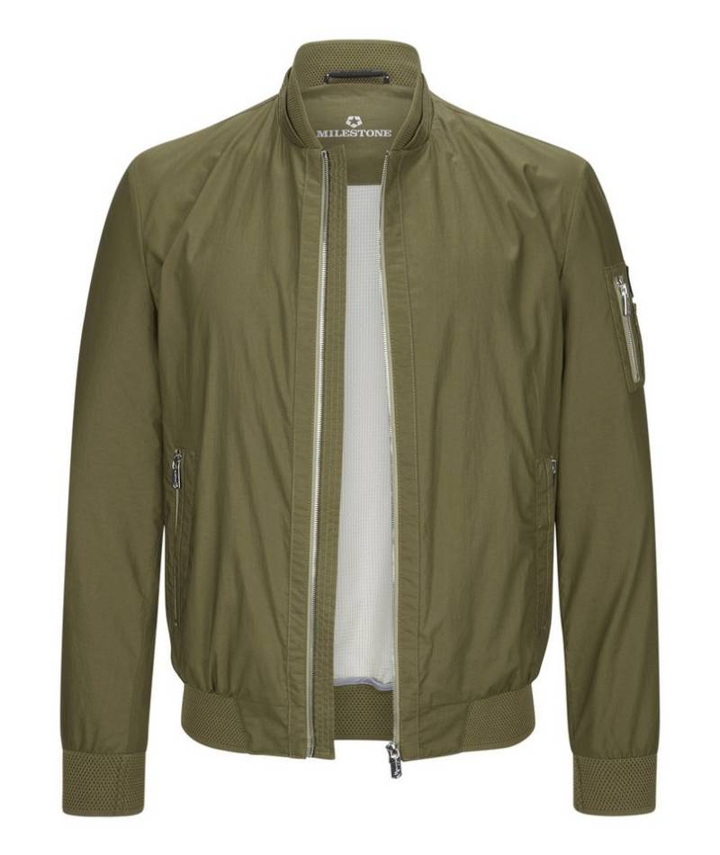 Milestone Blouson MSVinicio leichte Übergangsjacke atmungsaktiv und wasserabweisend von Milestone