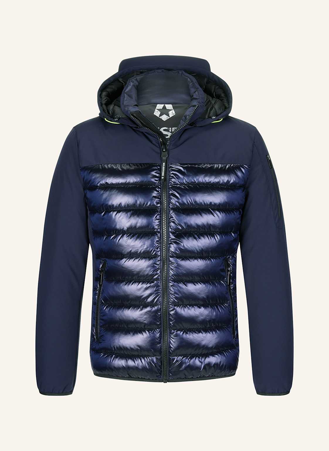 Milestone Steppjacke Msdimaro Im Materialmix blau Milestone Steppjacke Msdimaro Im Materialmix blau von Milestone