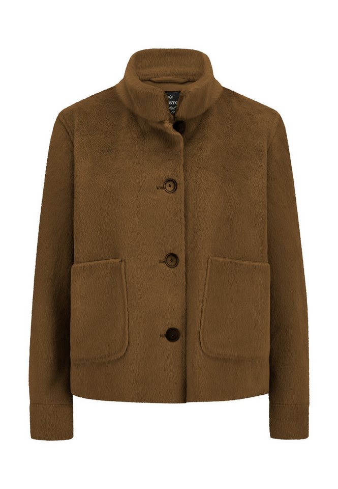 Milestone Fellimitatjacke MSHarmless Damen klassisch Knöpfe von Milestone
