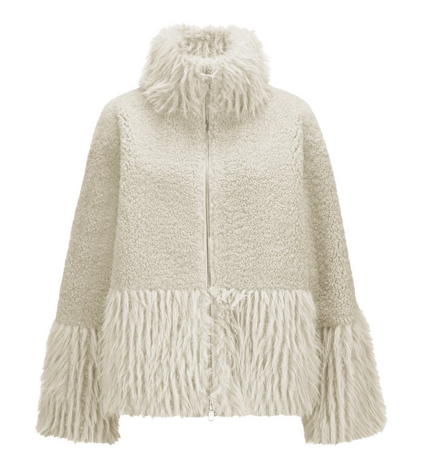 Milestone Fellimitatjacke MSRaya im extravaganten Fake Fur Look von Milestone