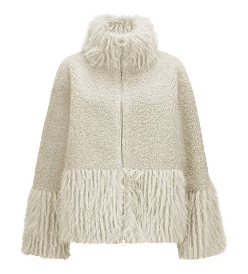 Milestone Fellimitatjacke MSRaya im extravaganten Fake Fur Look von Milestone