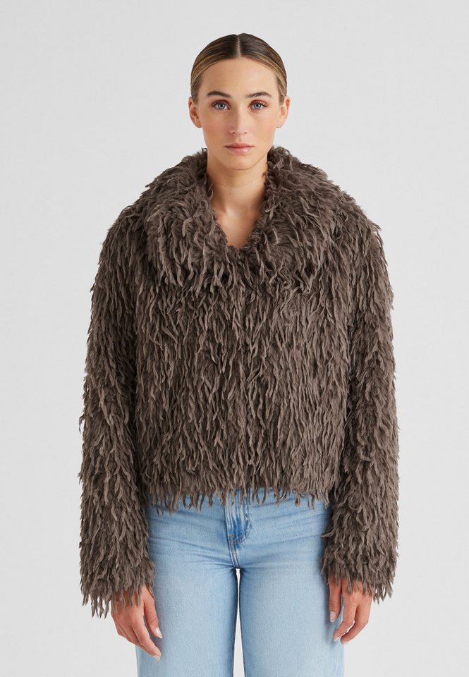 Milestone Fellimitatjacke MSWhitney Damen elegant, feminin von Milestone