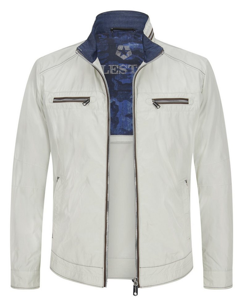 Milestone Funktionsjacke MSCapo mit Logo Badge und Kontrastpaspeln von Milestone