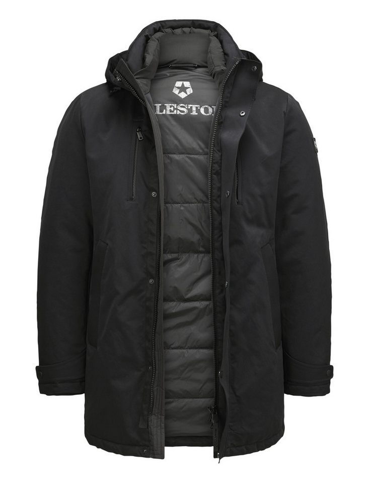 Milestone Funktionsparka MSMilo mit abnehmbarer Kapuze, atmungsaktiv, wasserabweisend und winddicht von Milestone