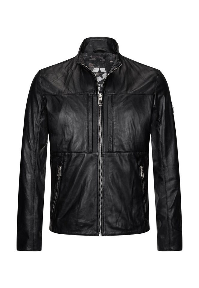Milestone Lederjacke MSEverest Herren Bikerjacke Jacke Leder von Milestone