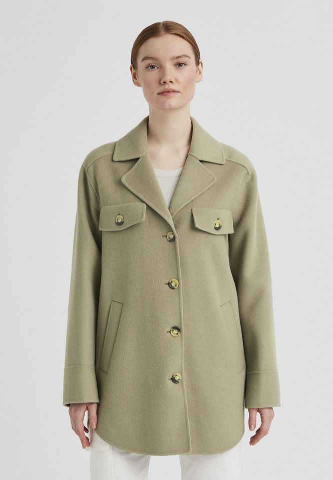 Milestone Hemdjacke MSAnn Damen Overshirt Übergangsjacke klassisch von Milestone