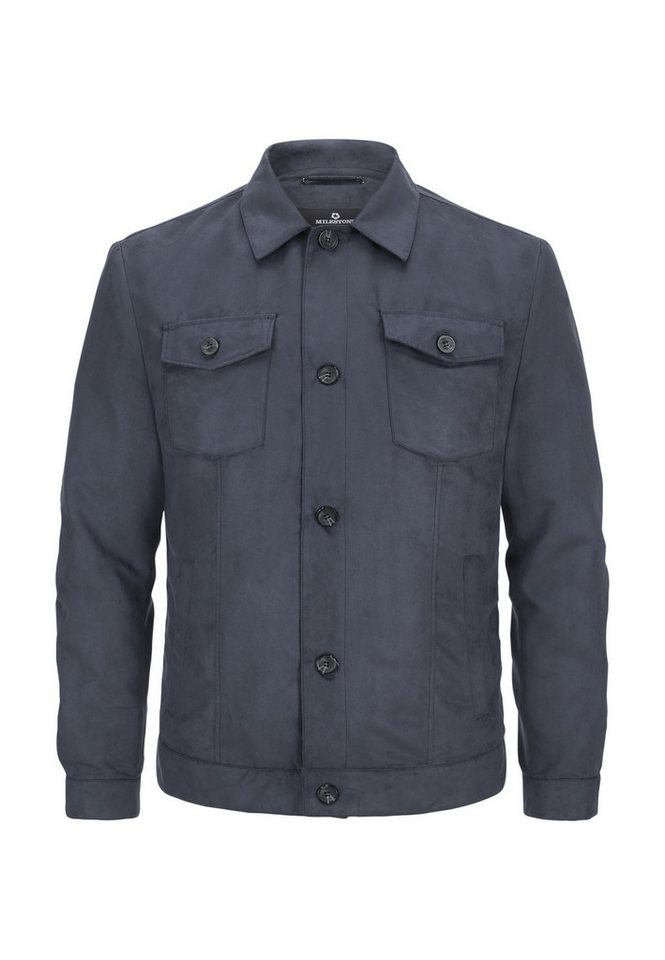 Milestone Hemdjacke MSDixon mit Logo Badge von Milestone