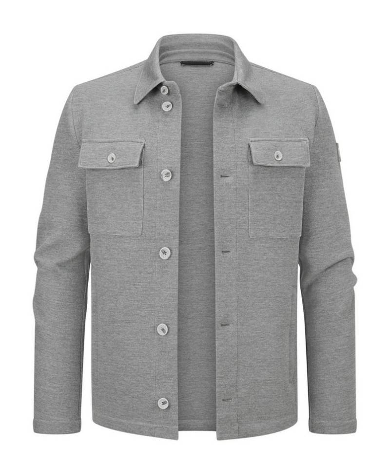 Milestone Hemdjacke MSOhio Overshirt mit leicht tailliertem Schnitt High comfort Oberstoff von Milestone