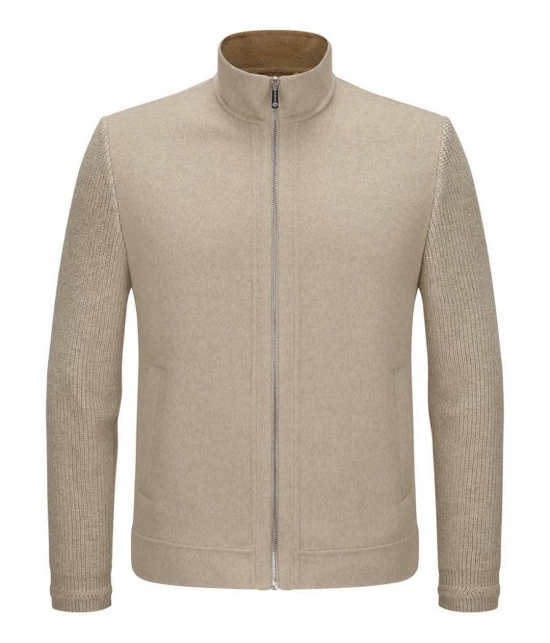 Milestone Hybridjacke MSKennedy mit Wollstrick Ärmeln und taillierter Passform von Milestone