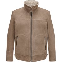 Milestone Jacke MSCamino aus Ziegenvelours mit wärmendem Webfell-Einsatz in 48 von Milestone