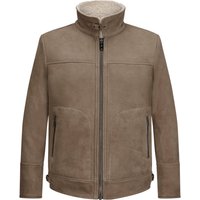 Milestone Jacke MSCamino aus Ziegenvelours mit wärmendem Webfell-Einsatz in 52 von Milestone