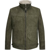 Milestone Jacke MSCamino aus Ziegenvelours mit wärmendem Webfell-Einsatz in 52 von Milestone