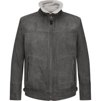 Milestone Jacke MSCamino aus Ziegenvelours mit wärmendem Webfell-Einsatz in 56 von Milestone