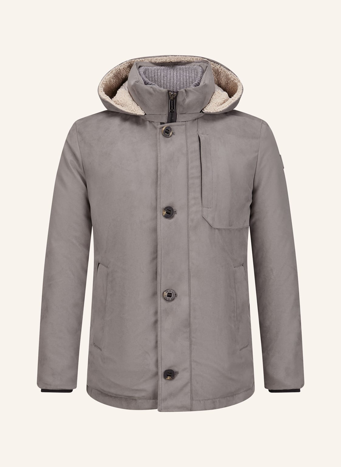 Milestone Jacke Msbennet grau von Milestone