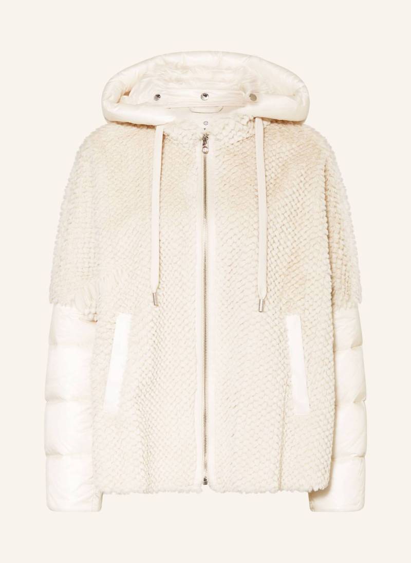 Milestone Kunstpelz-Jacke Mswega Im Materialmix beige von Milestone