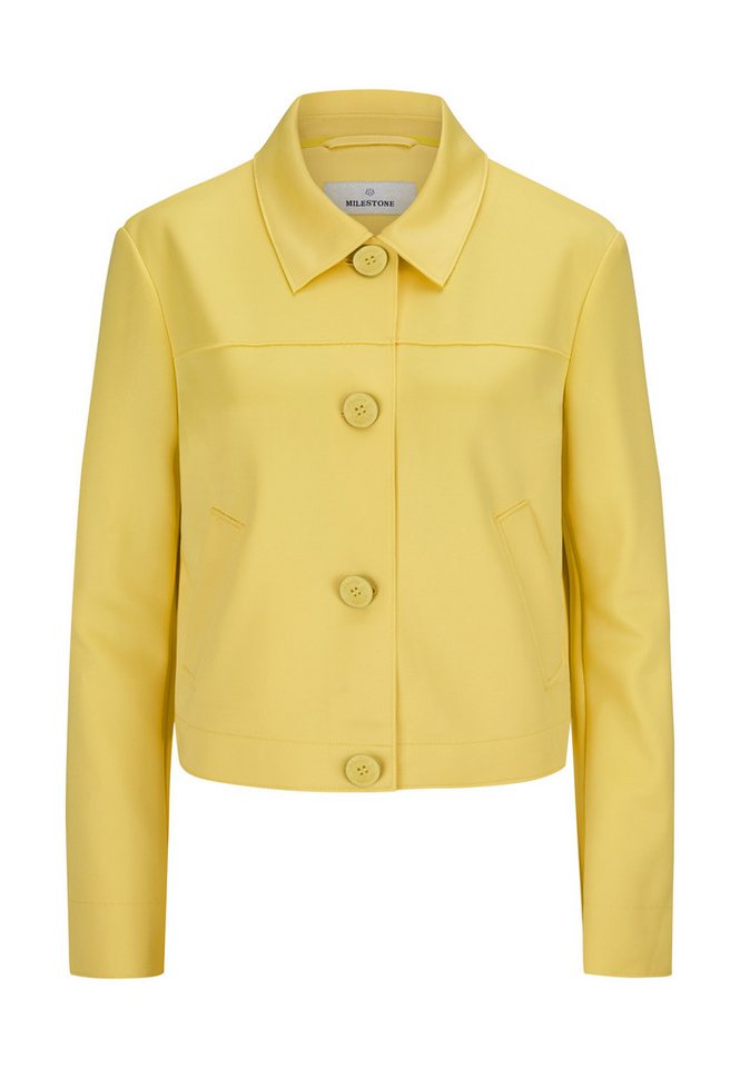 Milestone Kurzjacke MSAila Damen Cardigan Lang Übergangsjacke von Milestone