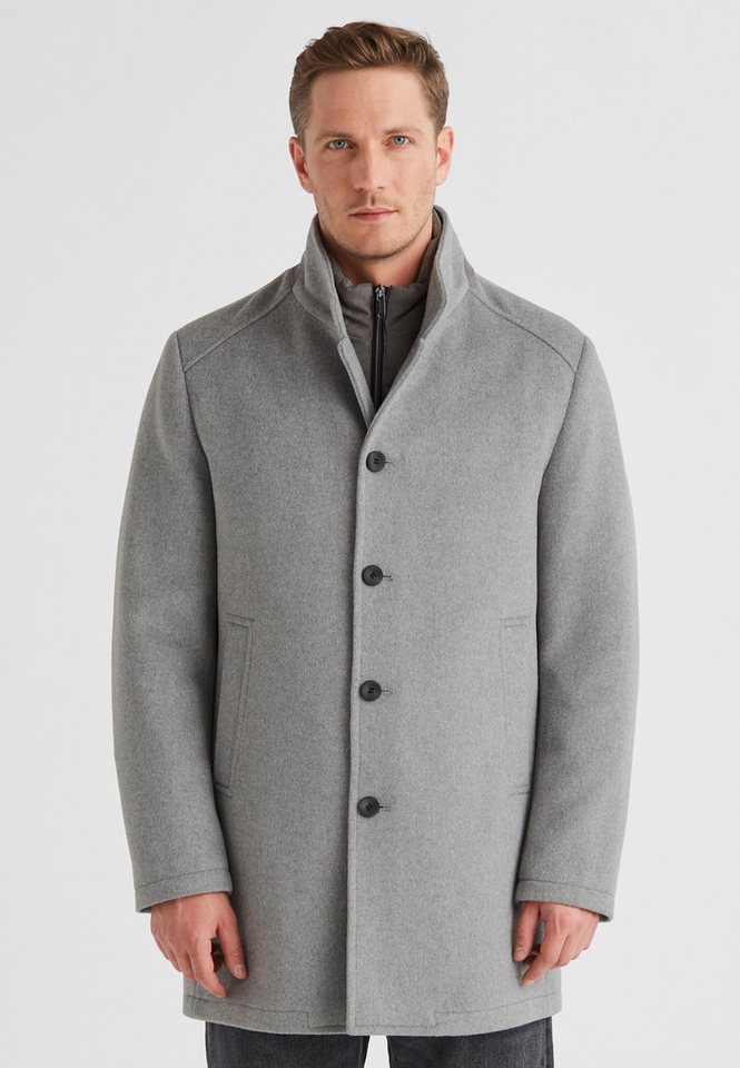 Milestone Kurzmantel MSDuran Herren Jacke Mantel kurz normale Passform von Milestone