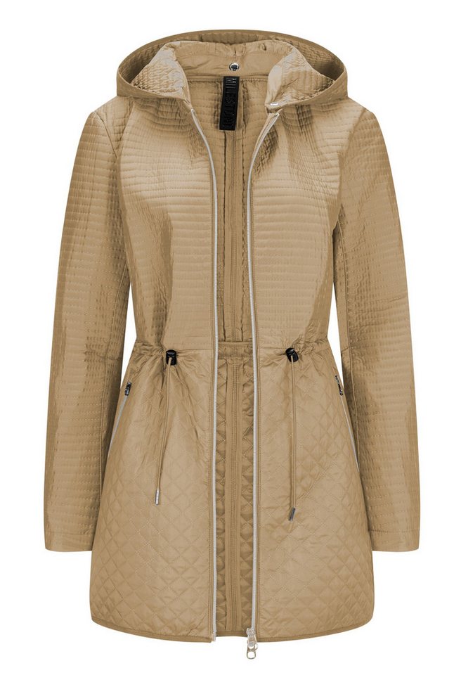 Milestone Langjacke MSBrittney Raffinierter Mix aus horizontalem und Diamond-geprägtem Muster von Milestone