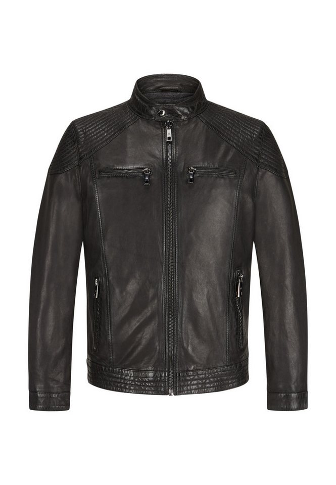 Milestone Lederjacke - Bikerjacke - Lammlederjacke - MSParker von Milestone