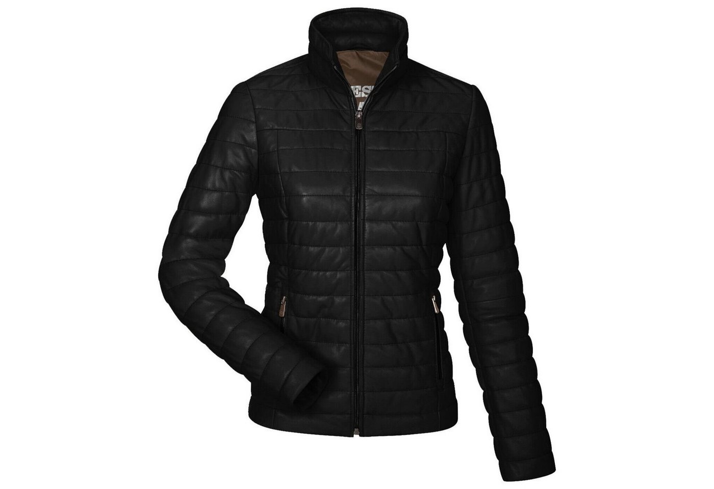 Milestone Lederjacke Jalen gesteppte Lederjacke aus Lammleder von Milestone