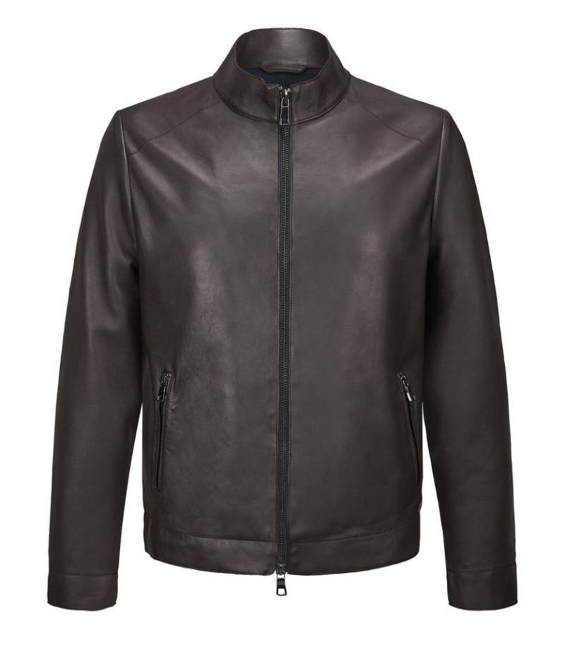 Milestone Lederjacke MSAndrew mit raffinierten Nahtdetails und feinstem Material aus Lamm Leder von Milestone