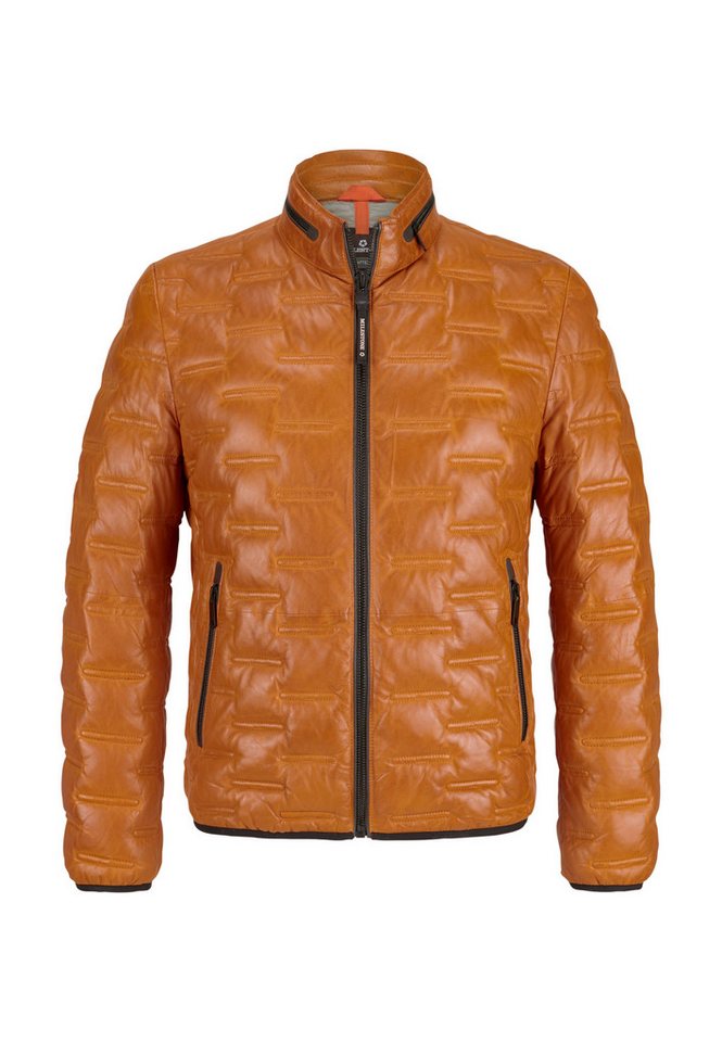Milestone Lederjacke MSAversa Herren Bikerjacke Jacke Leder klassisch normale Passform von Milestone