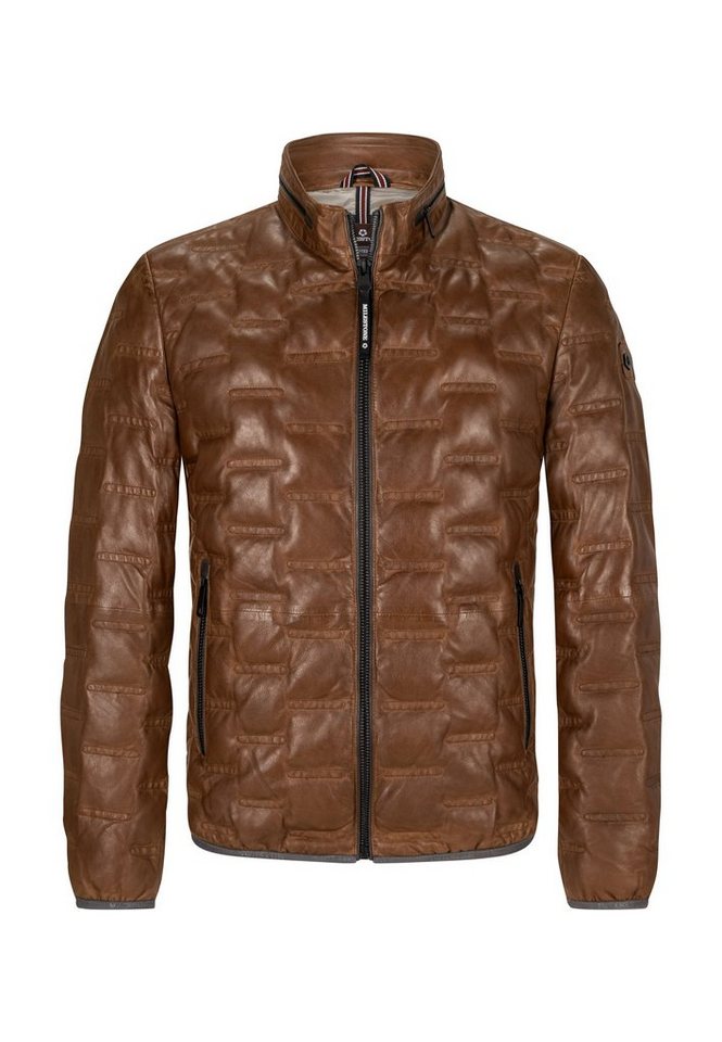 Milestone Lederjacke MSAversa Herren Bikerjacke Jacke Leder klassisch von Milestone