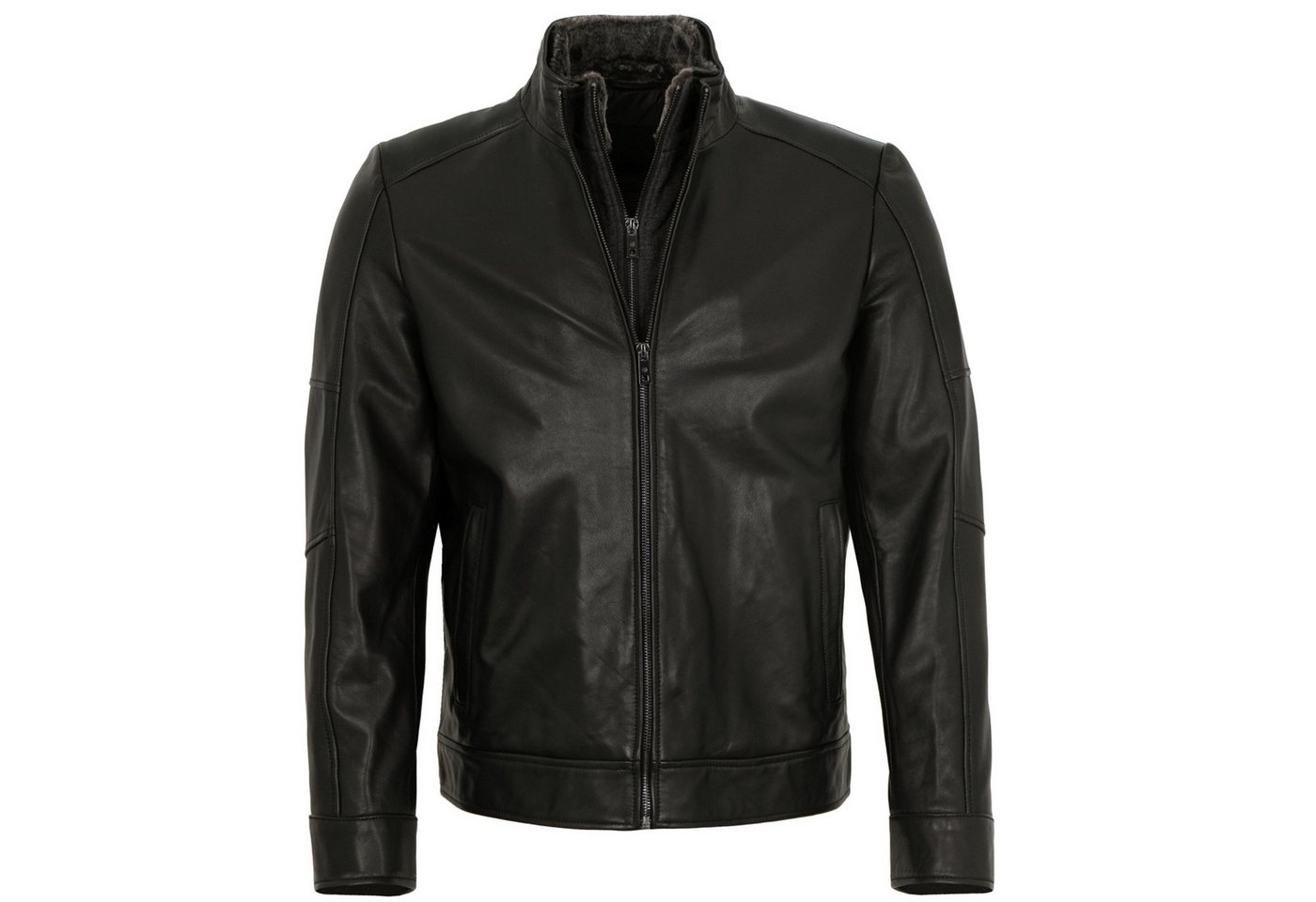 Milestone Lederjacke MSFranklin Milestone - Herren Lederjacke Lammnappa schwarz Milestone Lederjacke MSFranklin Milestone - Herren Lederjacke Lammnappa schwarz von Milestone