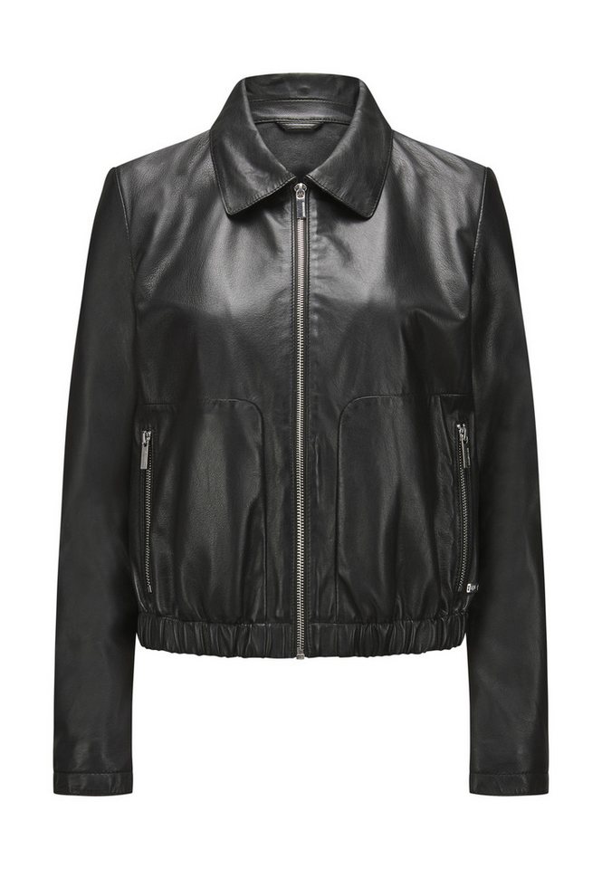 Milestone Lederjacke MSHelen Damen Bikerjacke Jacke Leder casual lockere Passform von Milestone