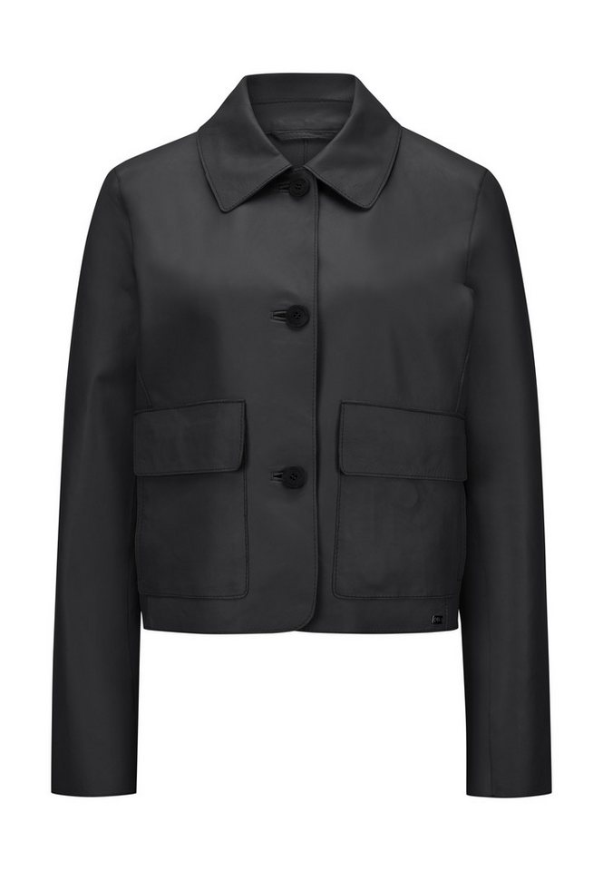 Milestone Lederjacke MSLilly Damen Bikerjacke Jacke Leder klassisch normale Passform von Milestone