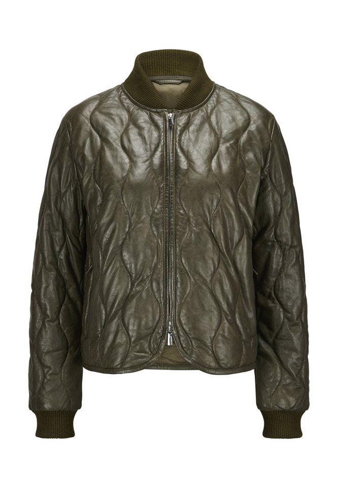 Milestone Lederjacke MSMady Damen Bikerjacke Jacke Leder normale Passform von Milestone