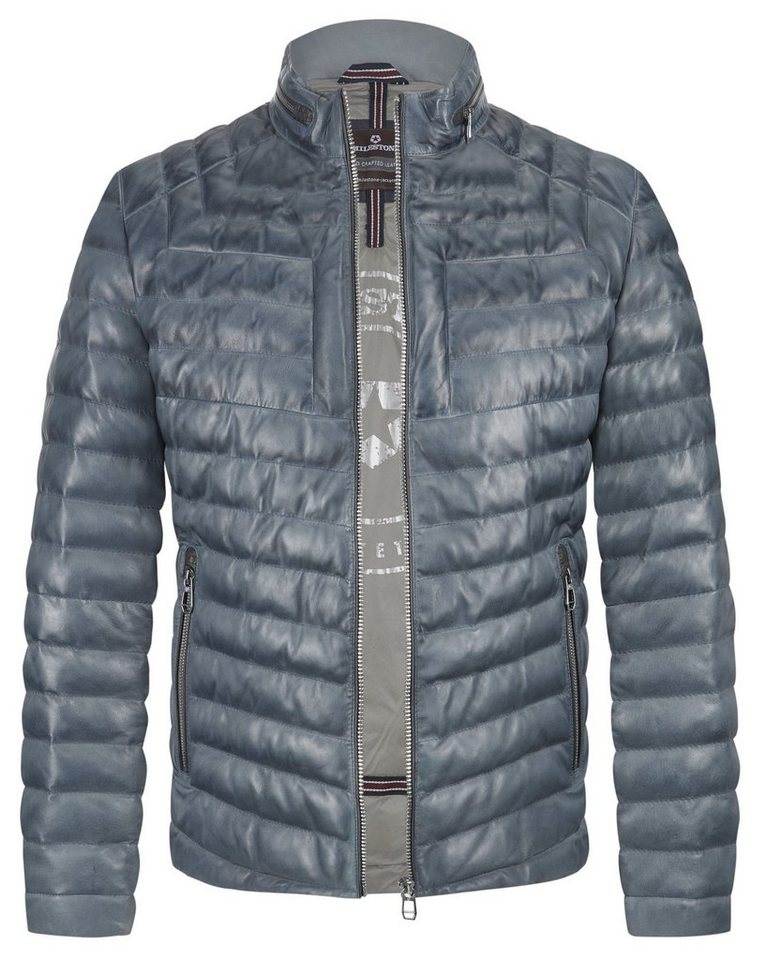 Milestone Lederjacke MSMalik Steppjacke aus Lammleder mit hautsympathischem Futter von Milestone