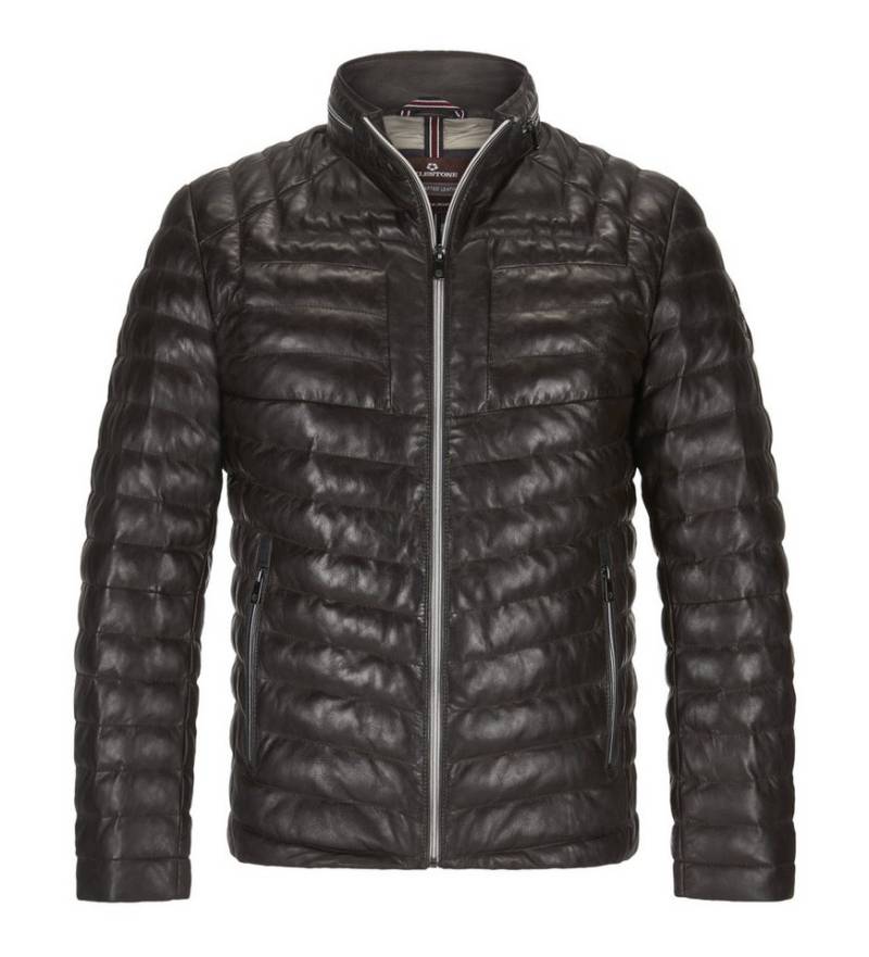 Milestone Lederjacke MSMalik Steppjacke aus Lammleder mit hautsympathischem Futter von Milestone