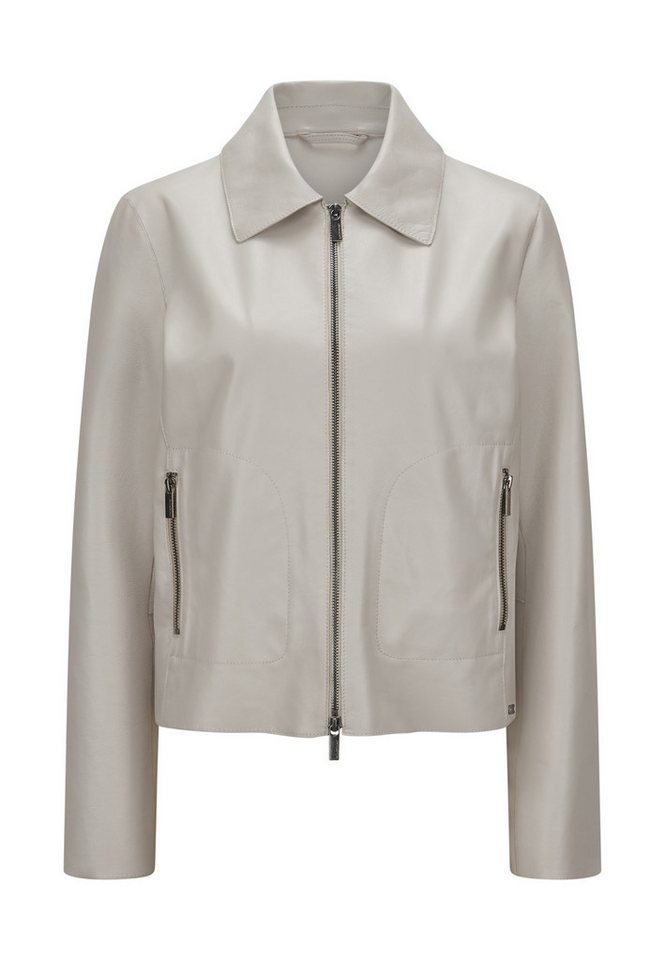 Milestone Lederjacke MSNylah Damen Bikerjacke Jacke Leder normale Passform von Milestone