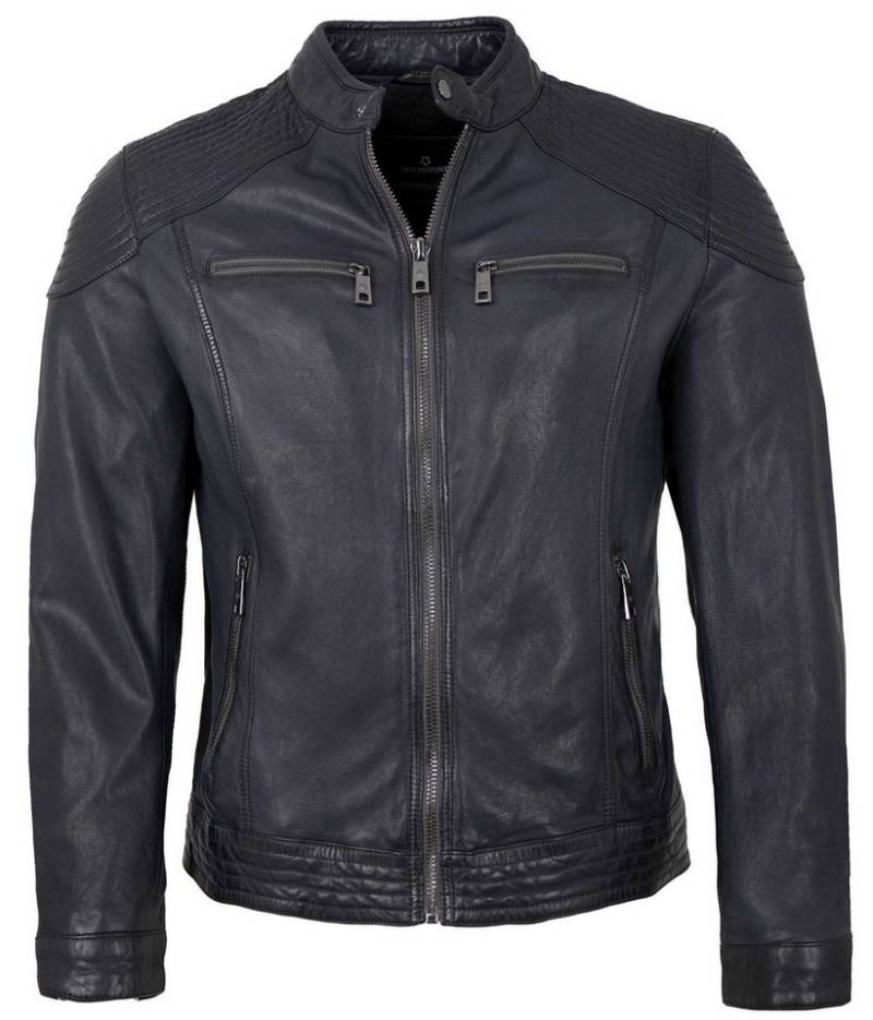 Milestone Lederjacke MSParker Milestone - Herren Lederjacke Lammnappa marine von Milestone