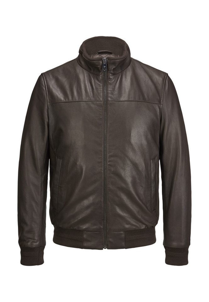 Milestone Lederjacke MSRick Herren Bikerjacke Jacke Leder lockere Passform von Milestone