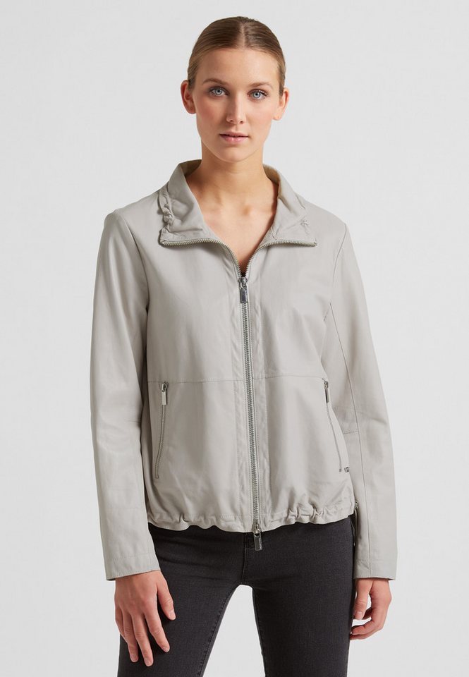 Milestone Lederjacke MSRiley Damen Bikerjacke Jacke Leder casual normale Passform von Milestone