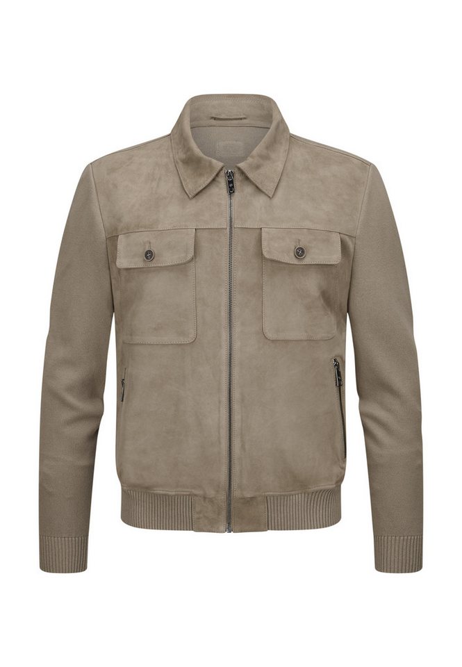 Milestone Lederjacke MSRyan Herren Bikerjacke Jacke Leder lockere Passform von Milestone