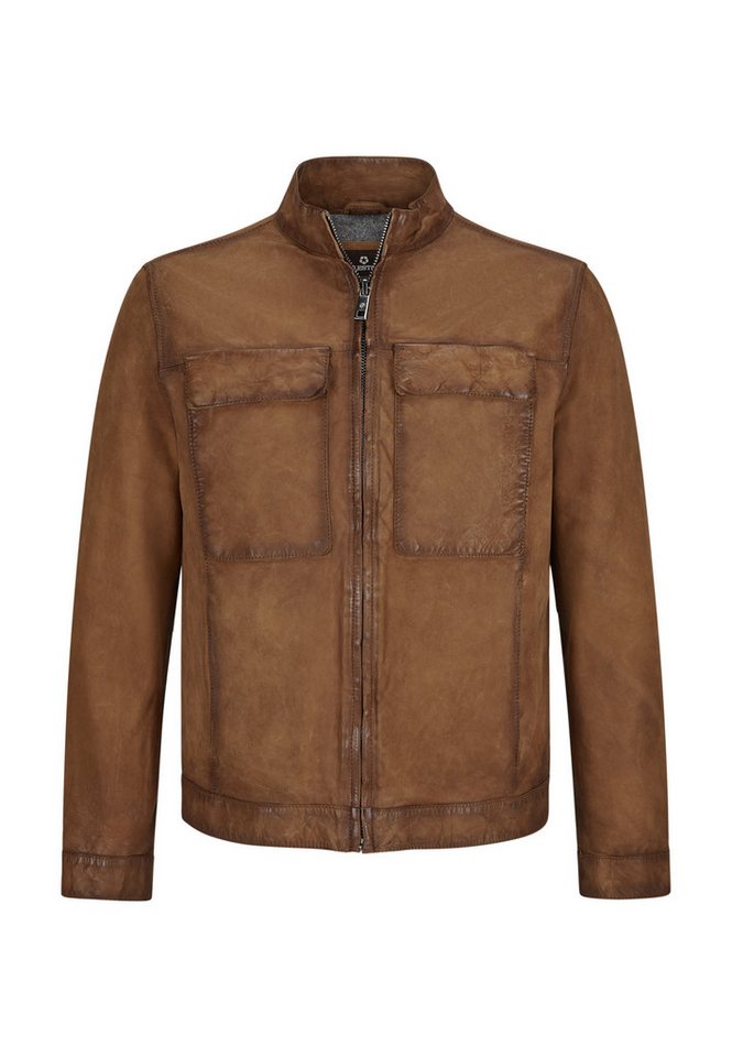 Milestone Lederjacke MSTizian Herren Bikerjacke Jacke Leder klassisch schlanke Passform Milestone Lederjacke MSTizian Herren Bikerjacke Jacke Leder klassisch schlanke Passform von Milestone