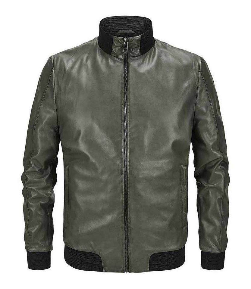 Milestone Lederjacke MSValentin ungefütterter Blouson aus feinem Lammleder von Milestone