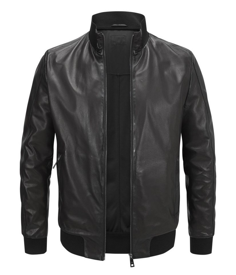 Milestone Lederjacke MSValentin ungefütterter Blouson aus feinem Lammleder von Milestone