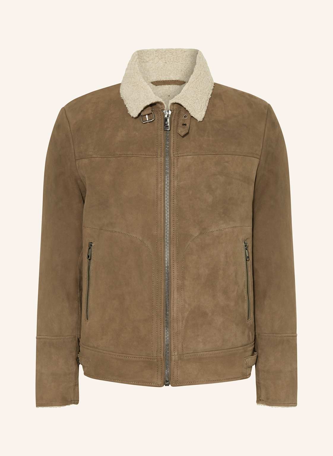 Milestone Lederjacke Mscamino braun von Milestone