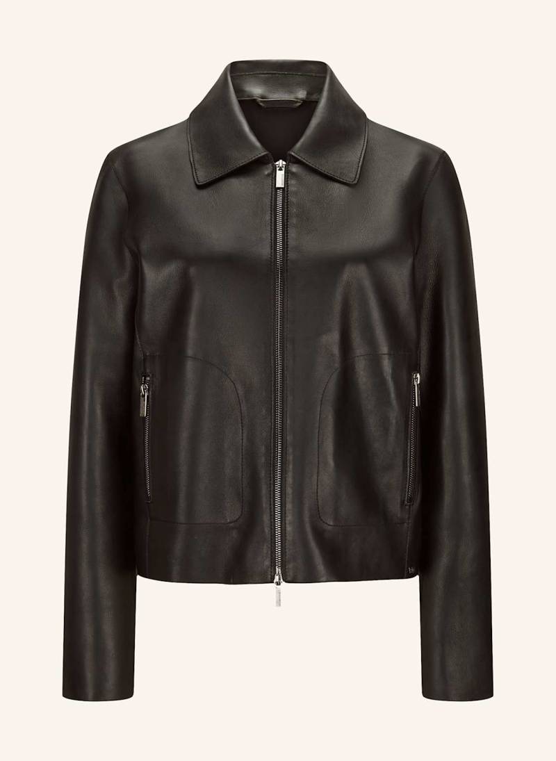 Milestone Lederjacke Msnylah schwarz von Milestone