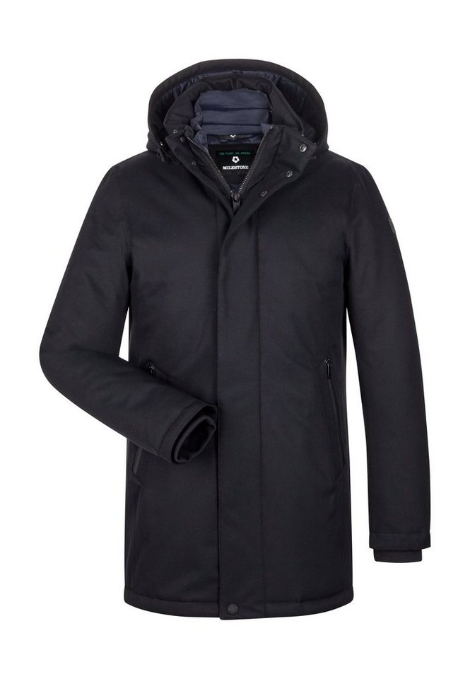 Milestone Parka MSLiverpool Herren Jacke Mantel sportlich normale Passform von Milestone