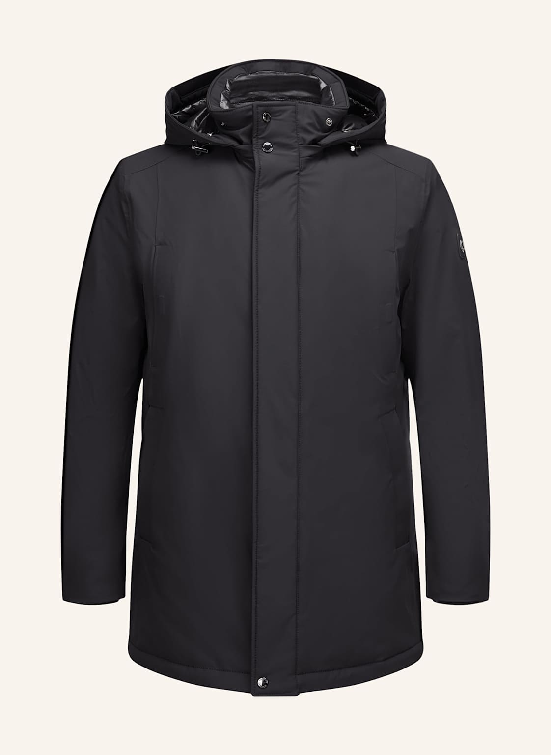 Milestone Parka Msrichmond Mit Abnehmbarer Kapuze schwarz von Milestone