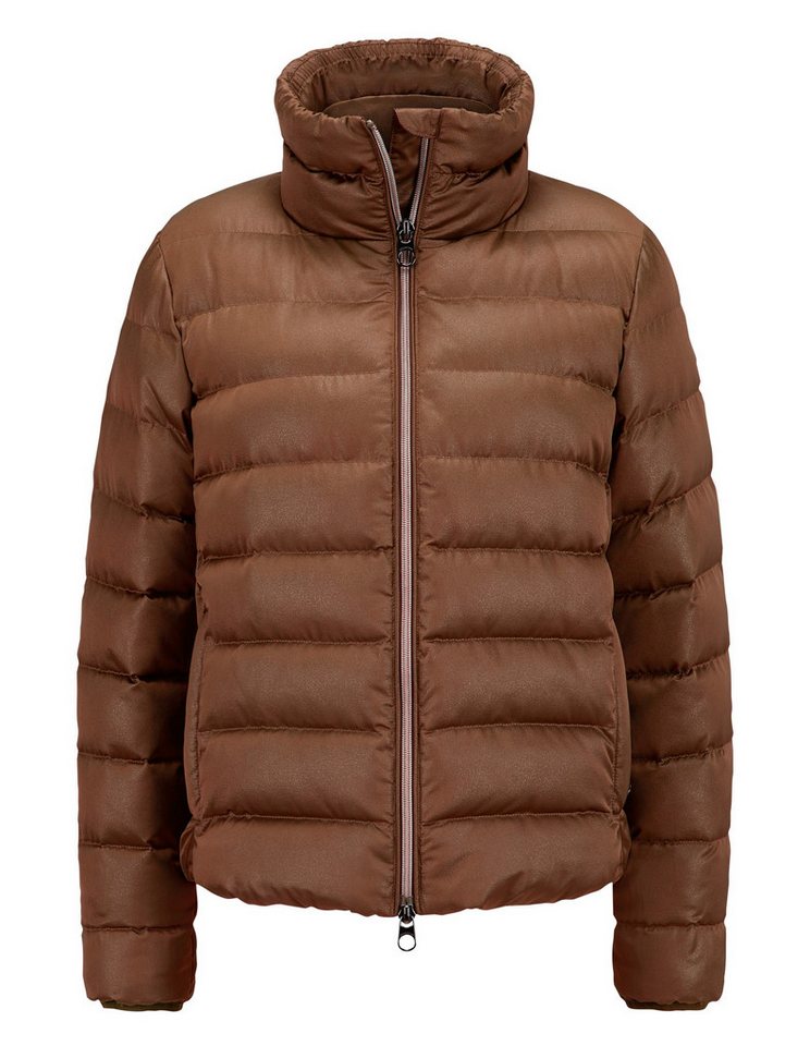 Milestone Steppjacke MSAquarius im geprägtem veganen Leder-Look von Milestone