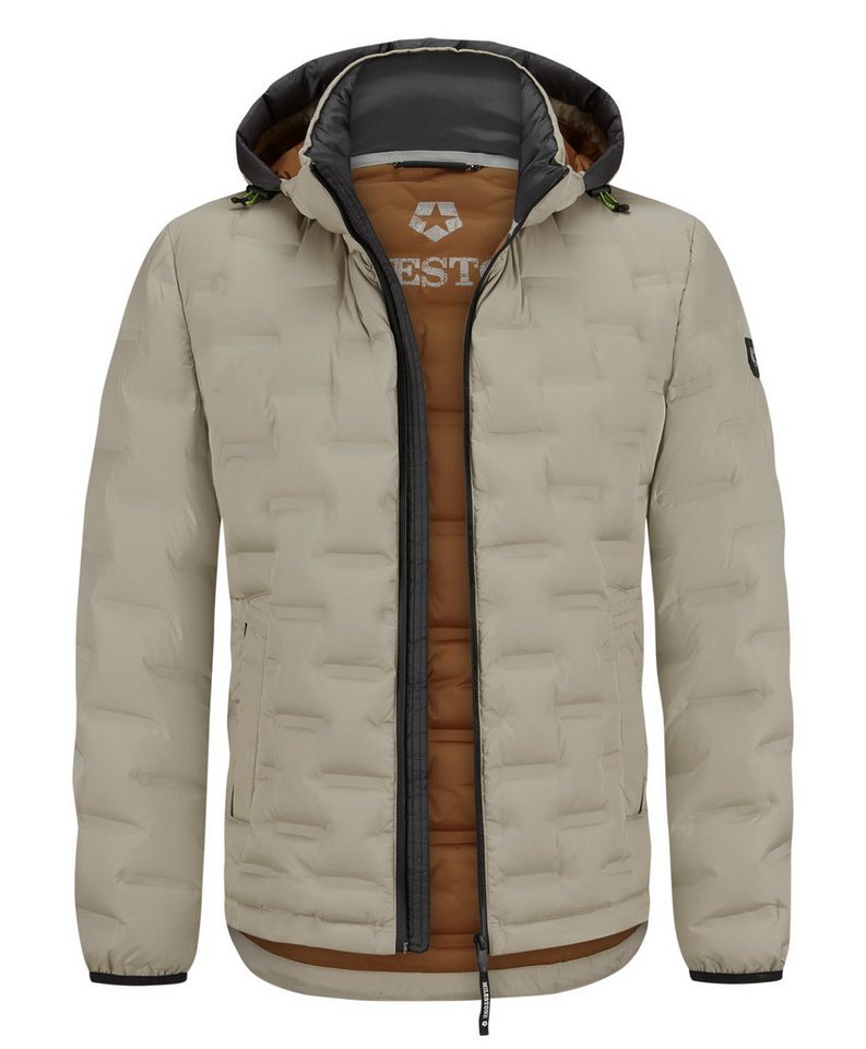 Milestone Steppjacke MSBrayden mit abnehmbarer Kapuze und Waterproof-Reißverschlüssen von Milestone