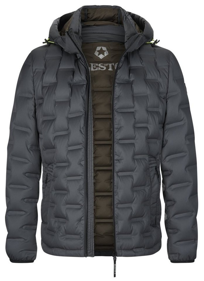 Milestone Steppjacke MSBrayden mit abnehmbarer Kapuze und Waterproof-Reißverschlüssen von Milestone