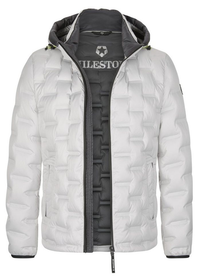 Milestone Steppjacke MSBrayden mit abnehmbarer Kapuze und Waterproof-Reißverschlüssen von Milestone