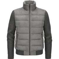 Milestone Steppjacke MSDean aus Mikrovelours und Strick-Ärmeln in 52 von Milestone